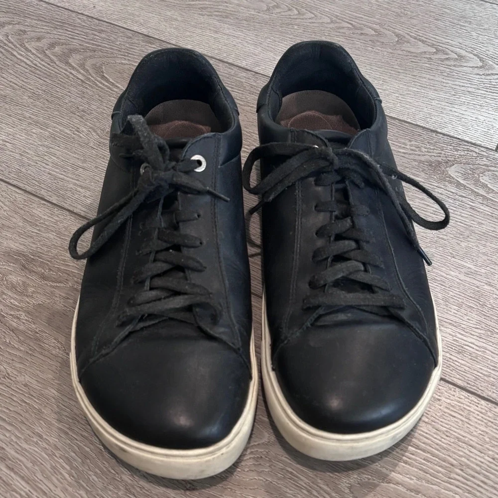Birkenstock Bend Low Sneakers Mens 44 Black‎ Leather Lace Up Casual Shoes